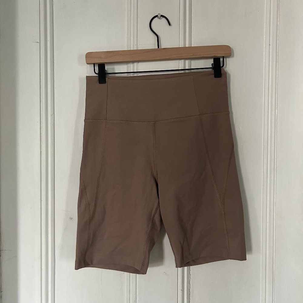 Girlfriend Collective Medium bike shorts in SAND